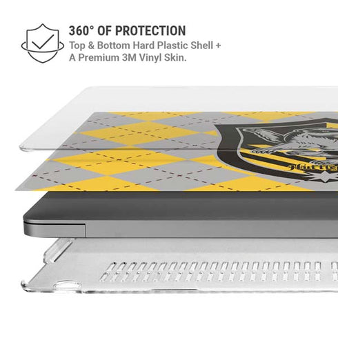 Wizarding World Harry Potter Hufflepuff Crest MacBook Pro 14in (2021-24) Case plus Skin